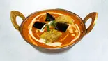 チキンなすびカレー (Chicken Nasubi Curry)（インドネパールレストランタージマハル(新大阪)）