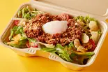 温玉乗せタコライス Soft Boiled Egg Taco Rice（【濃厚チーズ＆アボカド】天才のタコライス 唐人町店）