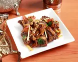 マトンペッパーフライ Fried Mutton ＆ Pepper - 6 Pieces（南インド料理 マハラニ）