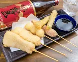 おまかせ串カツ盛り合わせ10本 10 Assorted Recommended Fried Skewers(押忍 冬月)