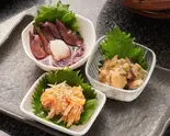 珍味3種盛り Assortment of 3 Kinds of Delicacies（大衆酒場 和海）