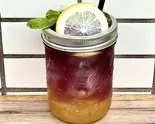 バタフライピー&ブルーエルダーフラワーティーレモネード Butterfly pea & Blue elder flower Tea Lemonade(Cafe Yellow)