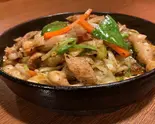 味噌だれホルモン炒め（鉄なべ であい橋店）