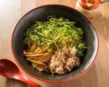 油そば(まぜそば ) soy sause-based soupless mixed noodles(【 油そば・まぜそば 】希望新風 谷町七丁目店 Kibosinpu tanimachi 7)