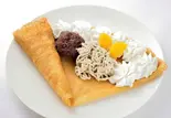 モンブラン小倉ホイップクリ-ム Mont Blanc, Red Bean Paste ＆ Fresh Cream（クレープアリサ東京 酵素クレープ専門店）
