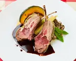仔羊のローストディジョン風 Dijon-Style Roast Lamb（ふれんち食堂UMEYA）