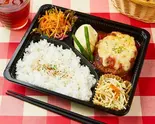 国産牛100%ハンバーグステーキ(チーズたっぷりの自家製トマトソース)（ふれんち食堂UMEYA）