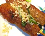 海老と豚肉レモングラスつくね串焼き1本（亜細亜食堂 サイゴン 上町店）