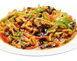 鱼香肉丝(豚肉の甘酢辛味炒め)（中華料理 阿里香）