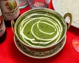 ほうれん草パニールカレー Spinach ＆ Paneer Curry（インド・ネパール・アジアンダイニンググラス）