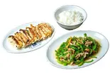 チンジャオロース餃子ライスセット（珉珉 京橋店）