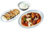 酢豚餃子ライスセット（珉珉 京橋店）