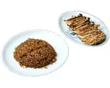 黒チャーハン餃子セット（珉珉 京橋店）