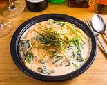 明太子のクリームソース Pollock Roe Cream Sauce Pasta(洋風酒場トゥエルブ)
