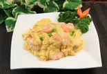 海老と玉子炒め（中華料理 玉蘭春）