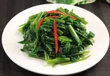 青菜炒め（中華料理 玉蘭春）