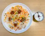 マトンムグライビリヤニ【M】(ライタまたはミニカレー付き)/Mutton Mughlai Biryani【M】 (with Raita or Curry)（カビールジー インドカレー）