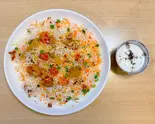 ベジタブルムグライビリヤニ【M】(ライタまたはミニカレー付き)（カビールジー インドカレー）