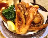 イカゲソ唐揚げ Fried Squid Tentacles(博多ラーメン 福や 鶯谷店)