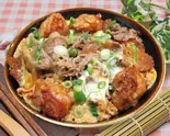 人気No1. メガカツ牛丼（味菜家）