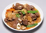 牛肉のオイスターソース炒め Beef in Oyster Sauce Stir-Fry（中国料理 品珍酒家 大和店）