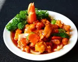 白身魚の甘酢 sweet ＆ sour sauce of white fish（中国料理 品珍酒家 大和店）