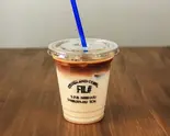 アイス黒ゴマきなこメープルラテ Ice Sesame and Roasted Soybean Maple Latte（FIL# -coffee and gyoza-）