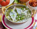プラウンパラックセット Prawn Palak Set（インド・ネパール料理GANGA ガンガ）