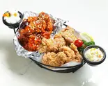 チキンハーフ＆ハーフ(一羽/16ピース/1200g) Chicken Half ＆ Half (Whole)（Chicken'z 鶴見店 (チキンズ) 韓国料理 韓国チキン Chicken'z tsurumiten）