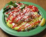 チキンオーバーライス L (Chicken Over Rice / size L)（ペリペリチキン＆チキンバーガー ファイヤーチキン本郷三丁目店）