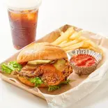 ホットフィレバーガーセット（ペリペリチキン＆チキンバーガー ファイヤーチキン本郷三丁目店）