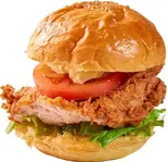 デラックスチキンフィレバーガー（ペリペリチキン＆チキンバーガー ファイヤーチキン本郷三丁目店）