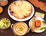 チーズナンセット Cheese Nan Bread Meal（ネパールインド料理ゴルカ 本陣店）