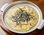 宮崎地鶏雑炊 Miyazaki Free-Range Chicken Porridge（宮崎地鶏と鍋の酒処 じどりーにょ）