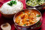 Bベンガル.ダブル.カレ ライス orナン B bangla Double Curry Rice or Nan（スターケバブインドカレーハラル専門店）