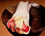 チキンチーズケバブラップChicken Cheese Kebab Wrap（スターケバブインドカレーハラル専門店）