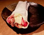 ビーフチーズケバブラップBeef Cheese Kebab Wrap（スターケバブインドカレーハラル専門店）