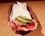 チキンアボカドケバブラップ Chicken Avocado Kebab Wrap（スターケバブインドカレーハラル専門店）