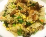 牛バラ肉野菜チャーハン（中華居酒屋 暉記）