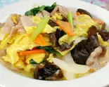 きくらげと卵の肉炒め（中華料理華馨園）
