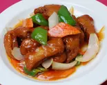 白身魚の甘酢あんかけ（中華料理華馨園）