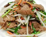 レバニラの炒め（中華料理華馨園）