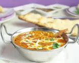 ガーリック海老カリー(プレーンナーン1枚つき) Garlic Prawn Masala(1 plain naan Incl)（ビリヤニ ダバ(BHARATI DARJEELING)）