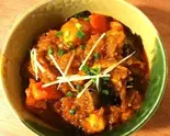 【単品】揚げナス＆じゃがいもドライカレー Aloo Vanta Curry（インドネパール料理 アジアンダイニング ロータス）