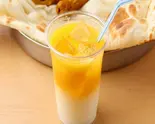 【インド飲むヨーグルト】マンゴーラッシー/Mango Lassi（インドネパール料理 アジアンダイニング ロータス）