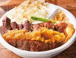 タケル100g＆ハラミ100g弁当（1ポンドのステーキハンバーグタケル 西中島店）