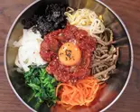 (NEW)チャンジャ_ビビンパ(おかず3品付き。)（韓国料理 ホンデポチャ 川崎店）