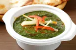 ほうれん草マトンカレー、ナンorライス Sag Mutton Curry Nan or Rice(アジアンダイニング&バー・SITA)