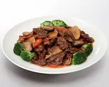 牛肉のオイスターソース炒め Stir Fried Beef with Oyster Sauce（上海イーエックス池尻店）