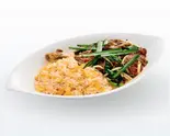 炒飯プレートレバニラ炒め（上海イーエックス池尻店）